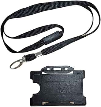 Eisha Premium Black Lanyard