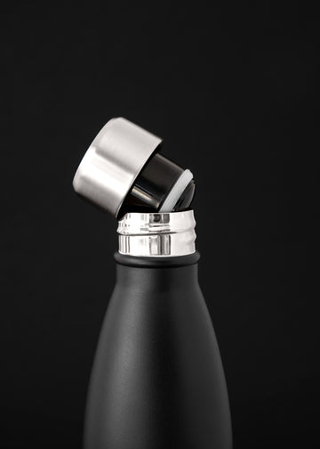 Eisha Black Steel Bottle